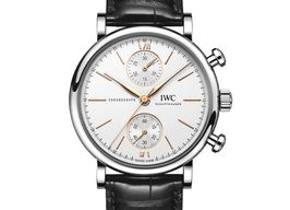 IWC Portofino Chronograph IW391406 (2023) - Zilver wijzerplaat 39mm Staal