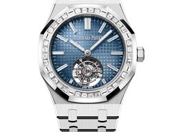 Audemars Piguet Royal Oak Tourbillon 26730BC.ZZ.1320BC.02 (2025) - Blauw wijzerplaat 41mm Witgoud