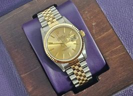 Rolex Datejust 36 16233 (1991) - Gold dial 36 mm Gold/Steel case