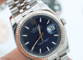 Rolex Datejust 36 116234 (Unknown (random serial)) - Blue dial 36 mm Steel case