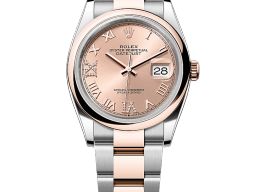 Rolex Datejust 36 126201 (2025) - Roze wijzerplaat 36mm Staal