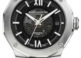 Baume & Mercier Riviera M0A10702 (2026) - Grijs wijzerplaat 42mm Staal