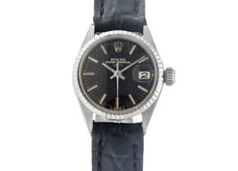 Rolex Oyster Perpetual Lady Date 6516 (1969) - Black dial 26 mm Steel case