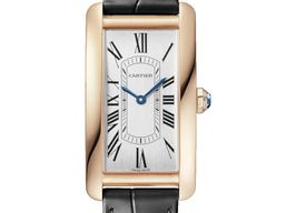 Cartier Tank Américaine WGTA0134 (2024) - Zilver wijzerplaat Onbekend Roségoud