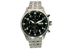IWC Pilot Chronograph IW378006 (2024) - Green dial 43 mm Steel case