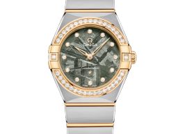 Omega Constellation Ladies 131.25.28.60.99.002 (2025) - Green dial 28 mm Gold/Steel case