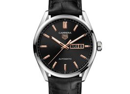 TAG Heuer Carrera Calibre 5 WBN2013.FC6503 (2022) - Zwart wijzerplaat 41mm Staal