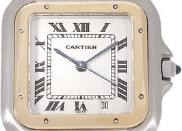 Cartier Panthère W25028B6 (Unknown (random serial)) - White dial 36 mm Gold/Steel case