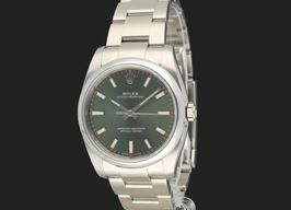 Rolex Oyster Perpetual 34 114200 (2019) - Green dial 34 mm Steel case