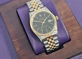 Rolex Datejust 36 16013 (1988) - Black dial 36 mm Gold/Steel case