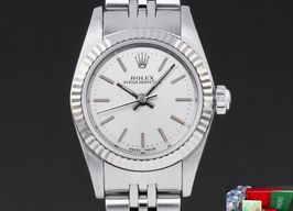 Rolex Oyster Perpetual 26 76094 (2001) - Zilver wijzerplaat 26mm Staal