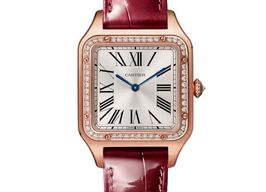 Cartier Santos Dumont WJSA0016 (2025) - Silver dial 44 mm Rose Gold case