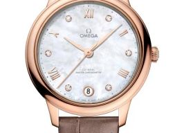 Omega De Ville 434.53.34.20.55.001 (2026) - Wit wijzerplaat 34mm Roségoud