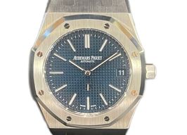 Audemars Piguet Royal Oak Jumbo 16202ST.OO.1240ST.02 (2024) - Blauw wijzerplaat 39mm Staal