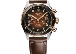 Longines Spirit L3.821.5.59.2 (2025) - Green dial 42 mm Gold/Steel case