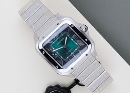 Cartier Santos WSSA0062 (2025) - Green dial 40 mm Steel case