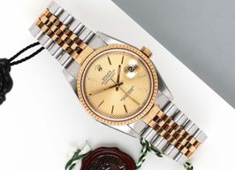 Rolex Datejust 36 16233 (1999) - Champagne dial 36 mm Gold/Steel case