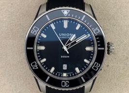 Union Glashütte Belisar D009.907.27.057.00 (Onbekend (willekeurig serienummer)) - Zwart wijzerplaat 45mm Staal