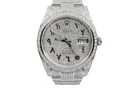 Rolex Datejust 41 126300 (2021) - Diamant wijzerplaat 41mm Staal