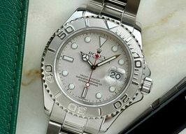 Rolex Yacht-Master 40 16622 (2000) - Zilver wijzerplaat 40mm Staal