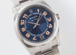 Rolex Oyster Perpetual 34 114200 (2007) - Blue dial 34 mm Steel case