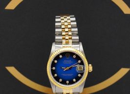 Rolex Datejust 31 68273 (1991) - Blue dial 31 mm Gold/Steel case