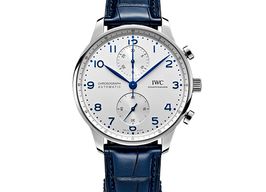IWC Portuguese Chronograph IW371605 (2026) - Silver dial 41 mm Steel case