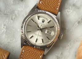 Rolex Day-Date 1803/9 (1966) - Zilver wijzerplaat 36mm Witgoud