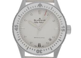 Blancpain Fifty Fathoms Bathyscaphe 5100-1127-W52A (2026) - White dial 39 mm Steel case