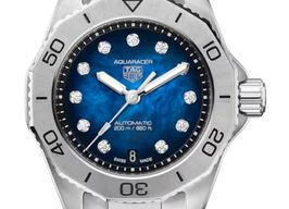 TAG Heuer Aquaracer Lady WBP2411.BA0622 (2024) - Blue dial 30 mm Steel case