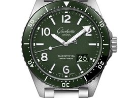 Glashütte Original SeaQ Panorama Date 1-36-13-07-83-70 (2024) - Green dial 43 mm Steel case