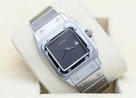 Cartier Santos 2960 (Onbekend (willekeurig serienummer)) - Wit wijzerplaat 29mm Staal