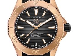 TAG Heuer Aquaracer WBP5150.FT6199 (2024) - Grijs wijzerplaat 40mm Roségoud