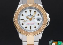 Rolex Yacht-Master 69623 (1997) - White dial 29 mm Gold/Steel case