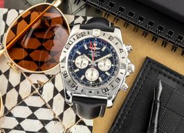 Breitling Chronomat GMT AB0413 (2014) - Black dial 47 mm Steel case