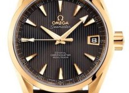 Omega Seamaster Aqua Terra 231.53.42.21.06.001 (2013) - Brown dial 41 mm Rose Gold case