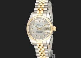 Rolex Lady-Datejust 179173 (2010) - Pearl dial 26 mm Gold/Steel case