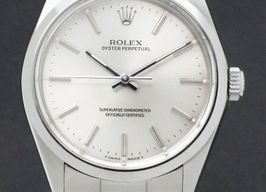 Rolex Oyster Perpetual 1002 (1989) - Zilver wijzerplaat 34mm Staal