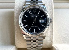 Rolex Datejust 36 126200 (2020) - Zwart wijzerplaat 36mm Staal