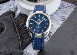 Omega Seamaster Aqua Terra 220.12.41.21.03.001 (Onbekend (willekeurig serienummer)) - Blauw wijzerplaat 41mm Staal