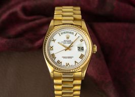 Rolex Day-Date 36 18038 (1984) - White dial 36 mm Yellow Gold case
