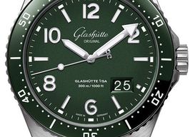 Glashütte Original SeaQ Panorama Date 1-36-13-07-83-34 (2026) - Green dial 43 mm Steel case
