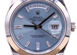 Rolex Day-Date 40 228206 (2023) - Blue dial 40 mm Platinum case