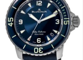Blancpain Fifty Fathoms 5015 (Unknown (random serial)) - Blue dial 45 mm Steel case