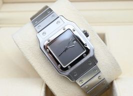 Cartier Santos 2960 (Unknown (random serial)) - Grey dial 29 mm Steel case