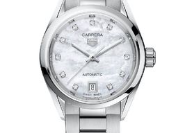 TAG Heuer Carrera Lady WBN2412.BA0621 (2023) - White dial 29 mm Steel case