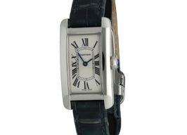 Cartier Tank Américaine 3970 (2018) - Silver dial 19 mm Steel case
