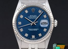 Rolex Datejust 36 16234 (1999) - Blauw wijzerplaat 36mm Staal