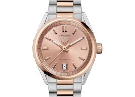 TAG Heuer Carrera Lady WBN2350.BD0000 (2025) - Roze wijzerplaat 36mm Goud/Staal