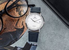 IWC Portofino Automatic IW353312 (Onbekend (willekeurig serienummer)) - Wit wijzerplaat 38mm Staal